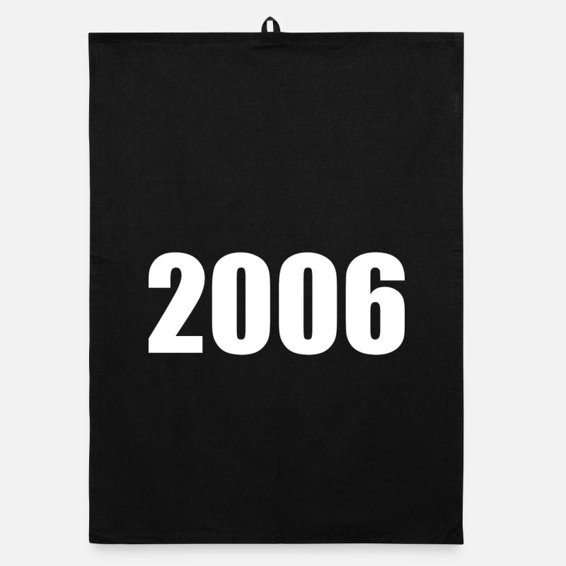 2006 modèle d’anniversaire personnaliser la conception Torchon bio
