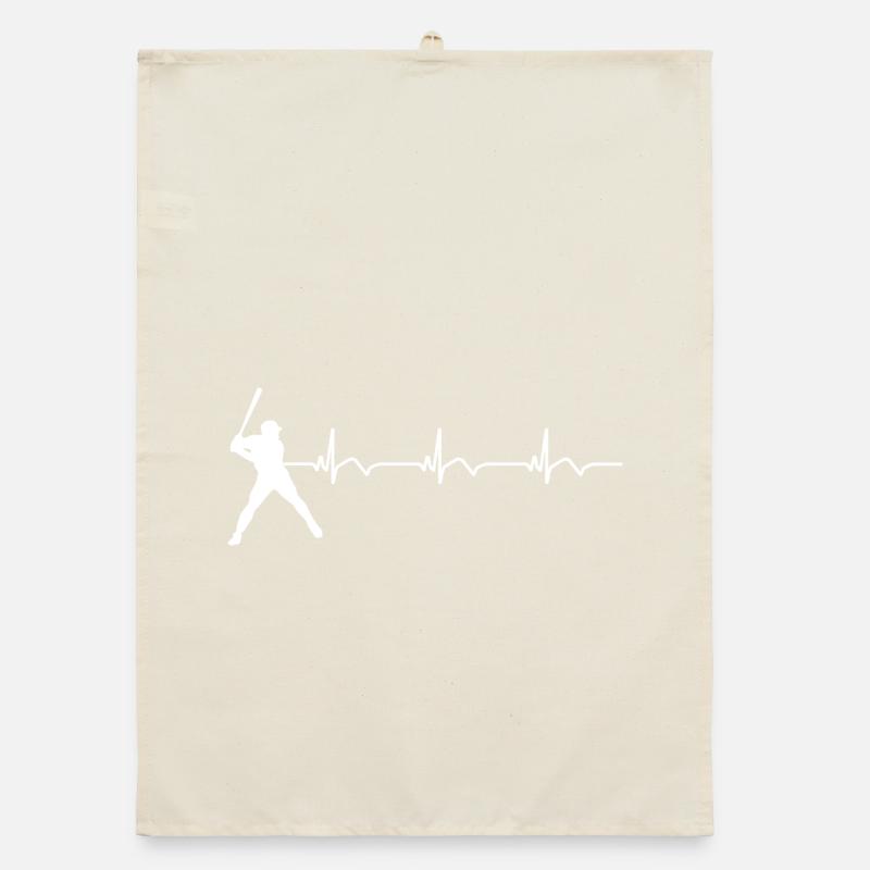 Baseball ECG Batte de baseball Torchon bio