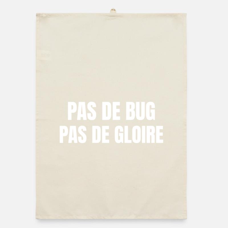 No bugs, no glory Organic dish towel