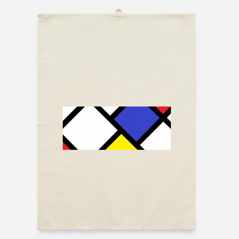 Contre-composition selon « De Stijl » Torchon bio