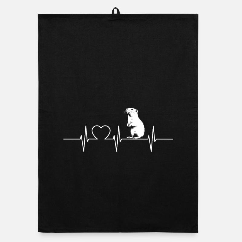 Marmots Groundhog Organic dish towel