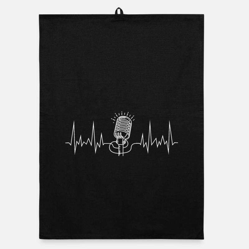 microphone de ligne d’onde blanc Torchon bio