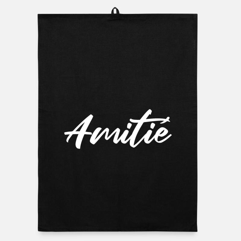Amitie Script Élégante Torchon bio