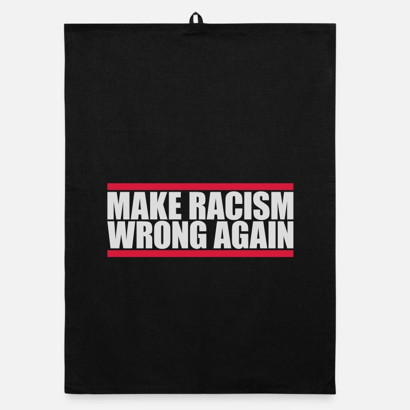 make racism wrong again Organic Geschirrtuch