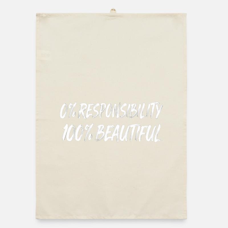 0% Responsibility 100% Beautiful Organic dish towel