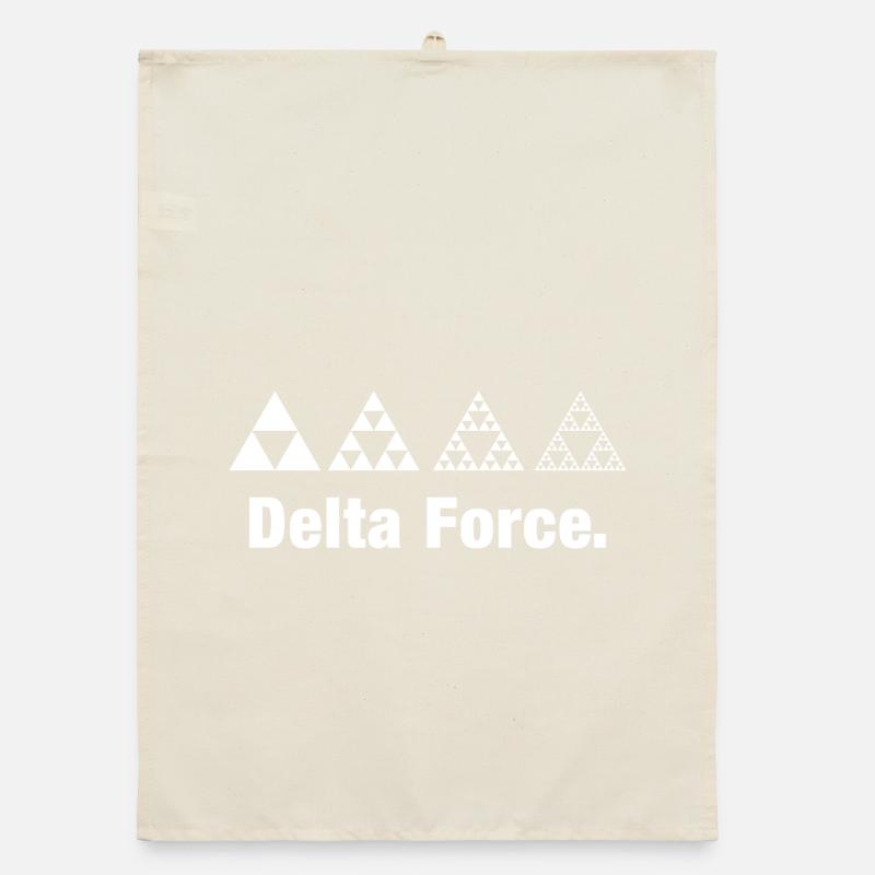 Fractal Triangle Force Geometry Recursion Organic dish towel