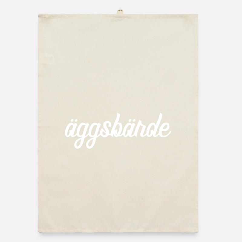 äggsbärde experte sächsischer humor lustig spruch Organic Geschirrtuch