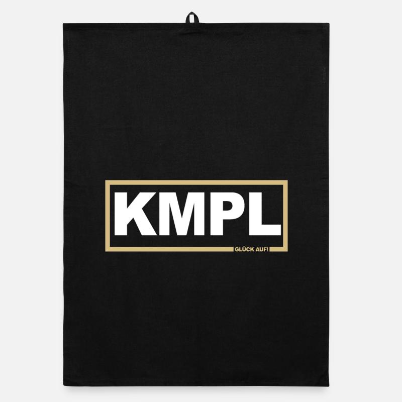 KMPL - Mon pote gold - Torchon bio - noir