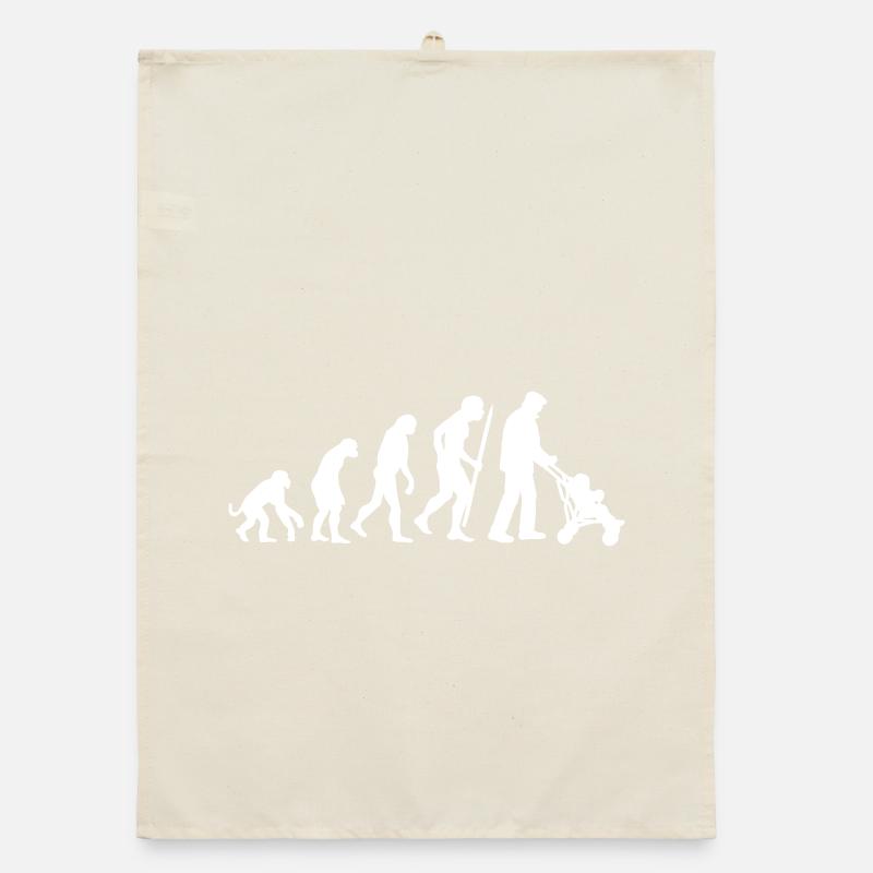 Evolution Großvater kinderwagen Opa babysitter Organic Geschirrtuch