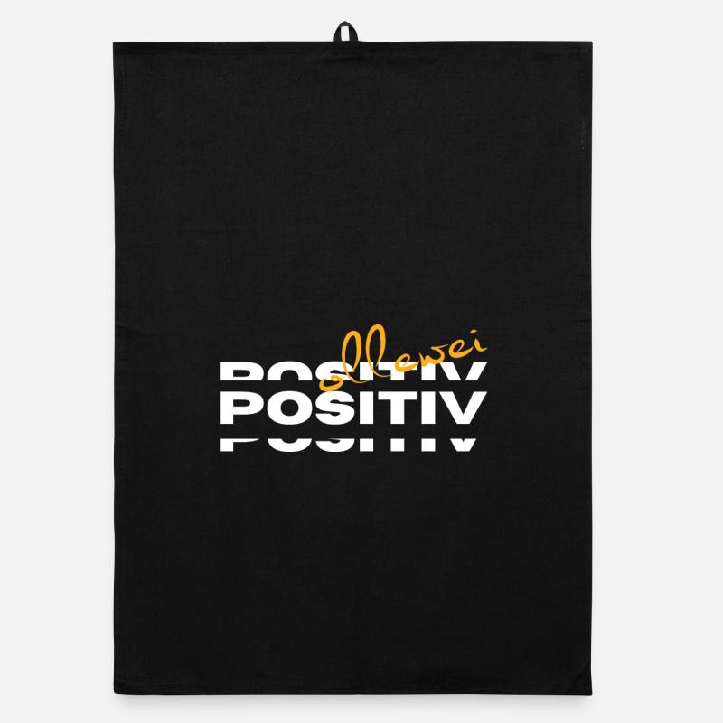 Ollewei positif - toujours positif Torchon bio
