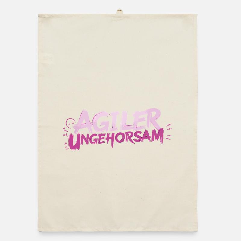 Agile Disobedience - Statement Organic dish towel