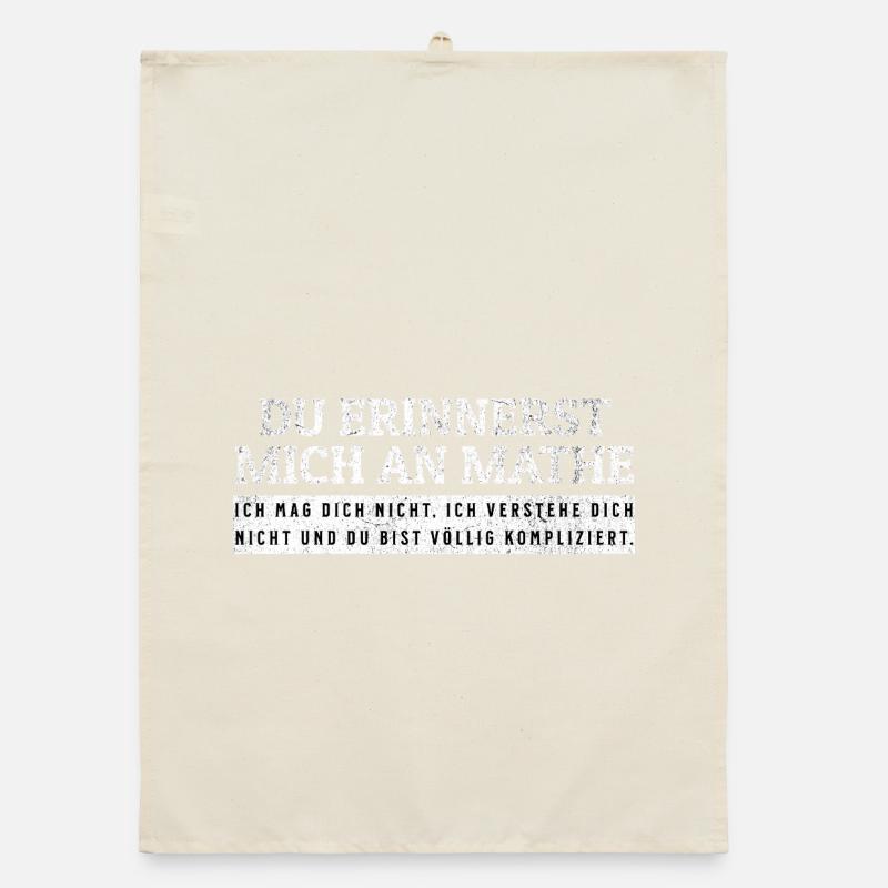 SARKASMUS - Du bist völlig kompliziert Organic Geschirrtuch