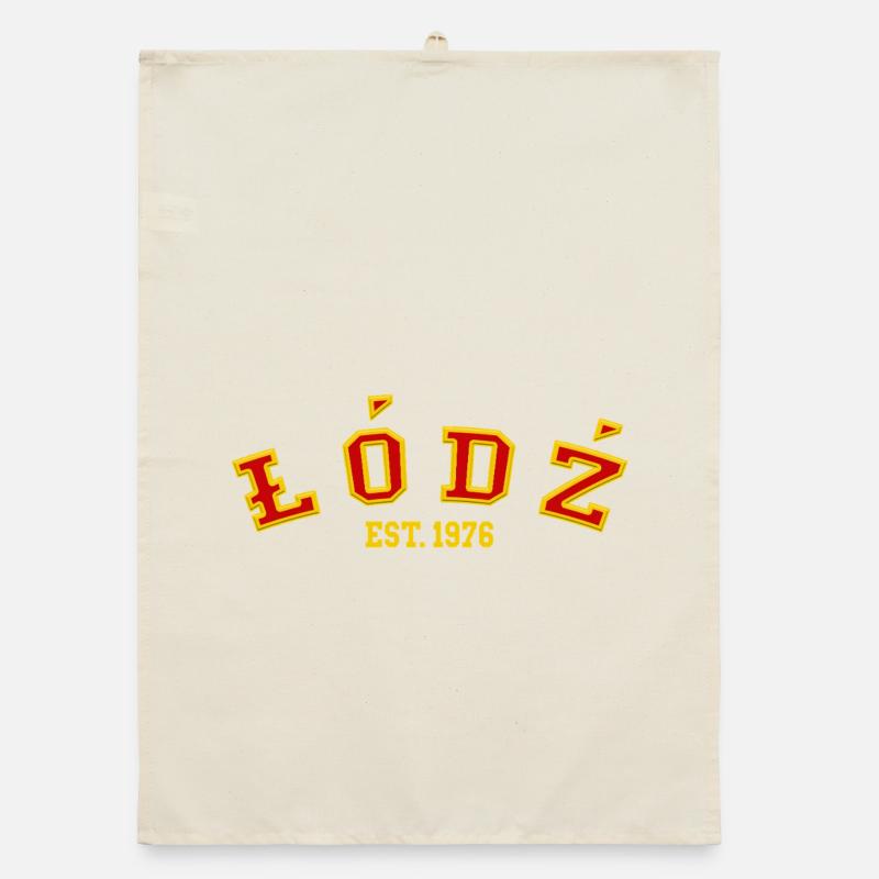 Łódź Est. 1976 Organic dish towel