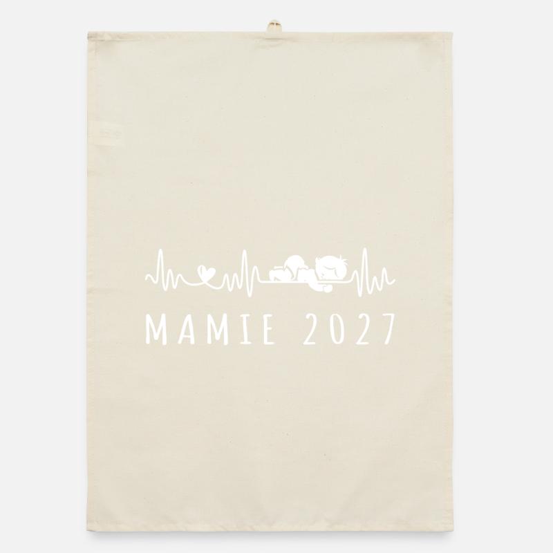 Future Mamie 2027 - Bientôt Maman Organic Geschirrtuch