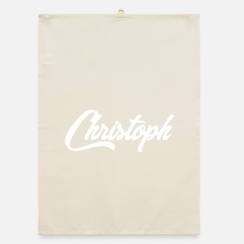 Lettrage calligraphique avec une touche élégante Torchon bio