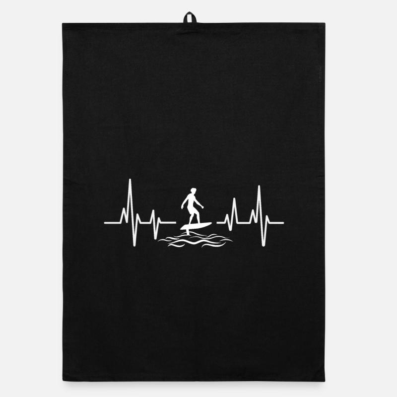 Hydrofoil Surfing Surf Surfer Hydrofoil Surfen Organic Geschirrtuch