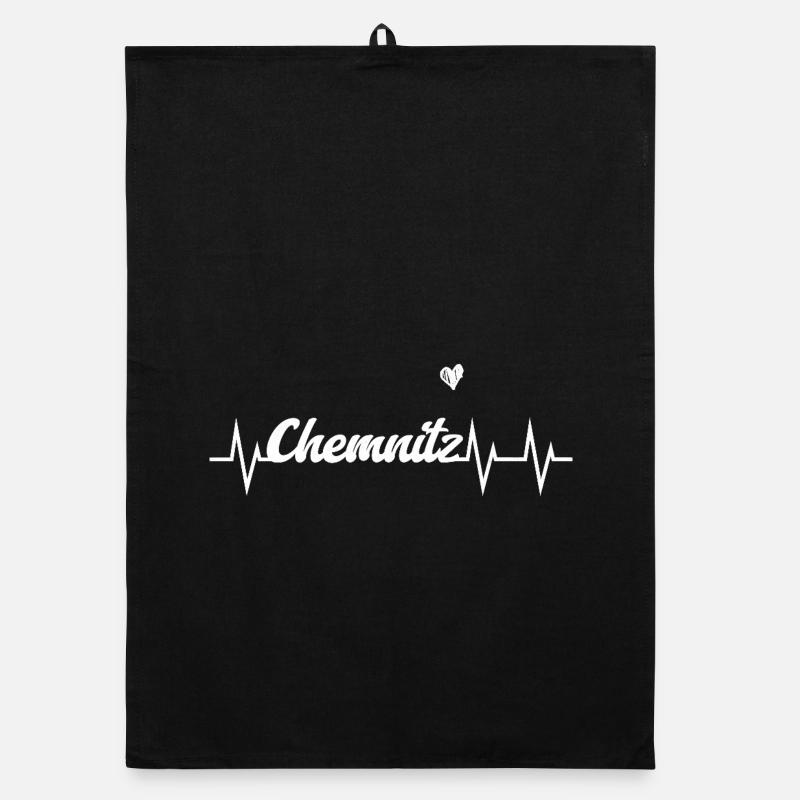 Battement de cœur Chemnitz Torchon bio