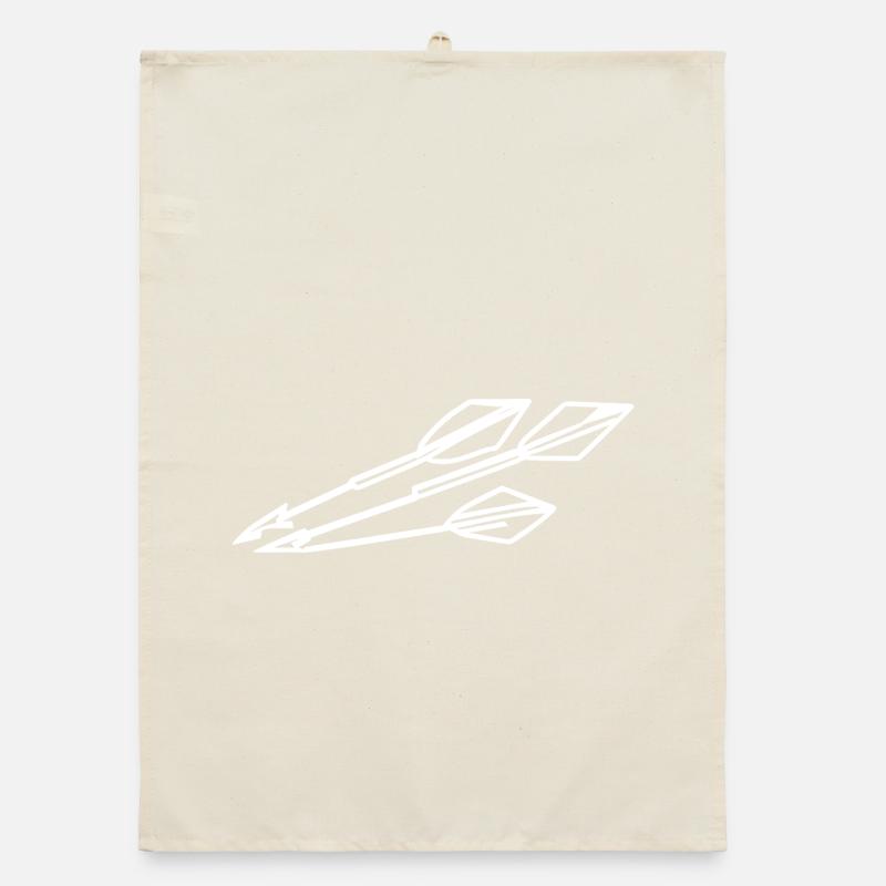 Bow and arrow Organic dish towel
