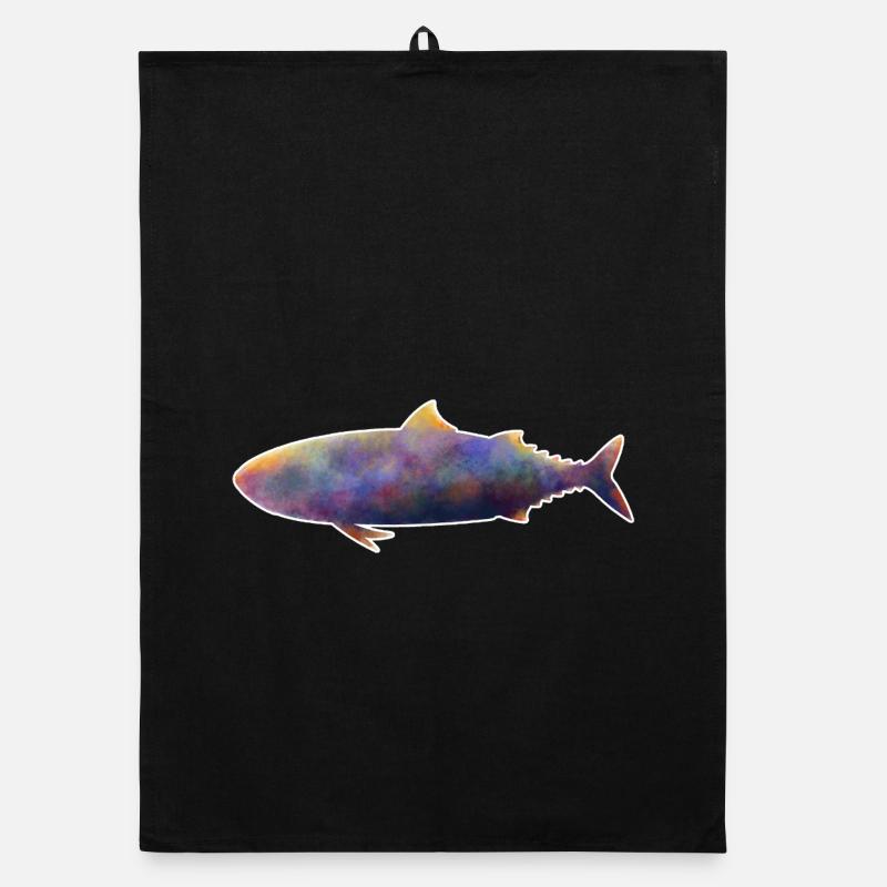 Mackerel.1 Organic dish towel