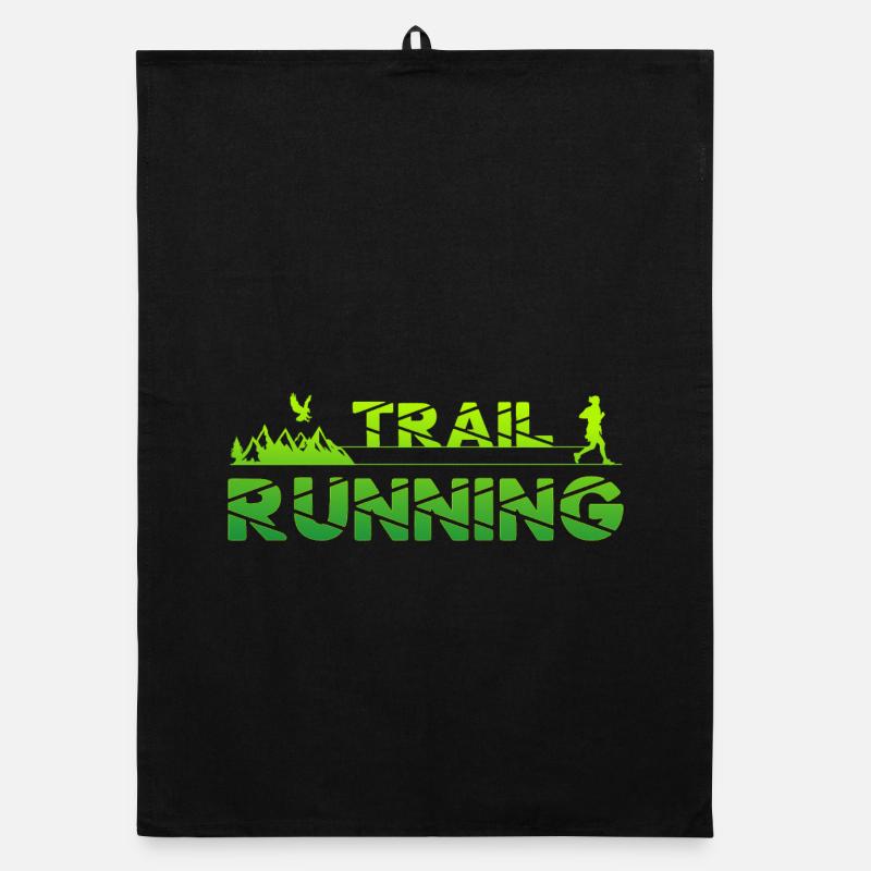 Trail Running Eagle Mountains Forest Shoes Profile Green Organic dish towel