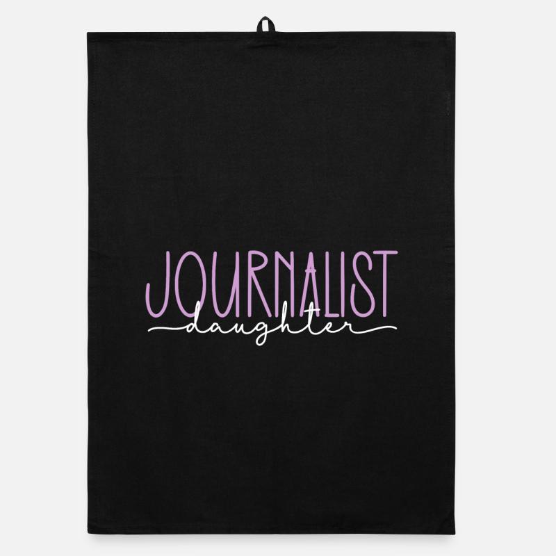 Journalist stolze Tochter süßes Geschenk Organic Geschirrtuch