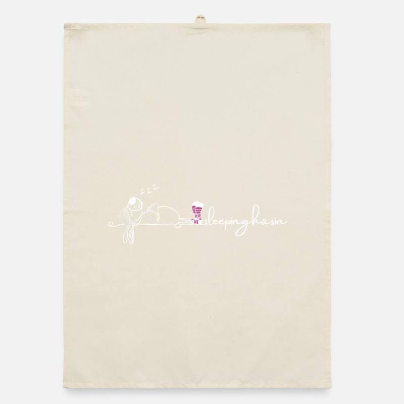 Sleeping Bunny Organic dish towel