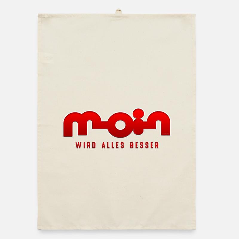 Moin wird alles besser Organic Geschirrtuch