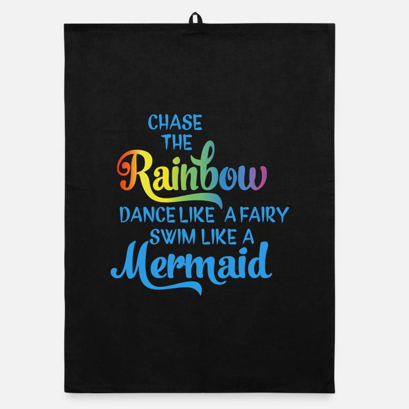 Folge dem Regenbogen Organic Geschirrtuch