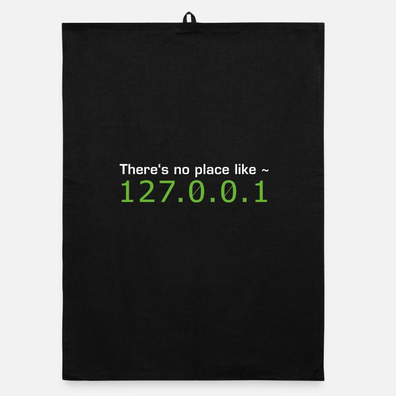 theres no place like home Code programmieren Admin Organic Geschirrtuch