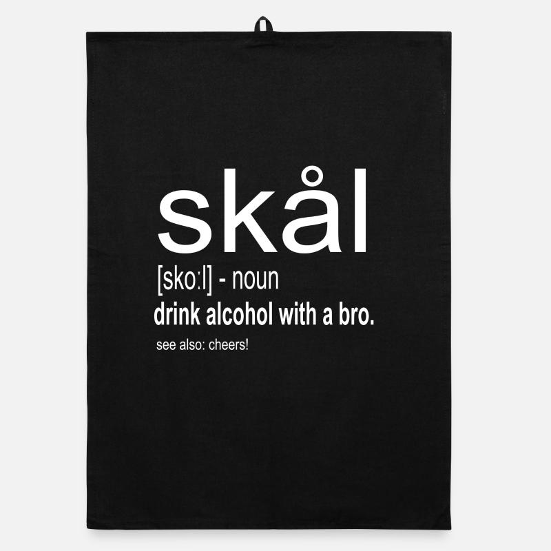 Skal - Prost Bedeutung Organic Geschirrtuch