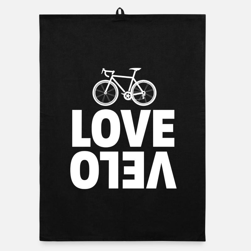 Radfahren Love Velo Organic Geschirrtuch