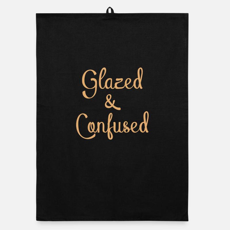 Pottery Glazed And Confused Organic dish towel