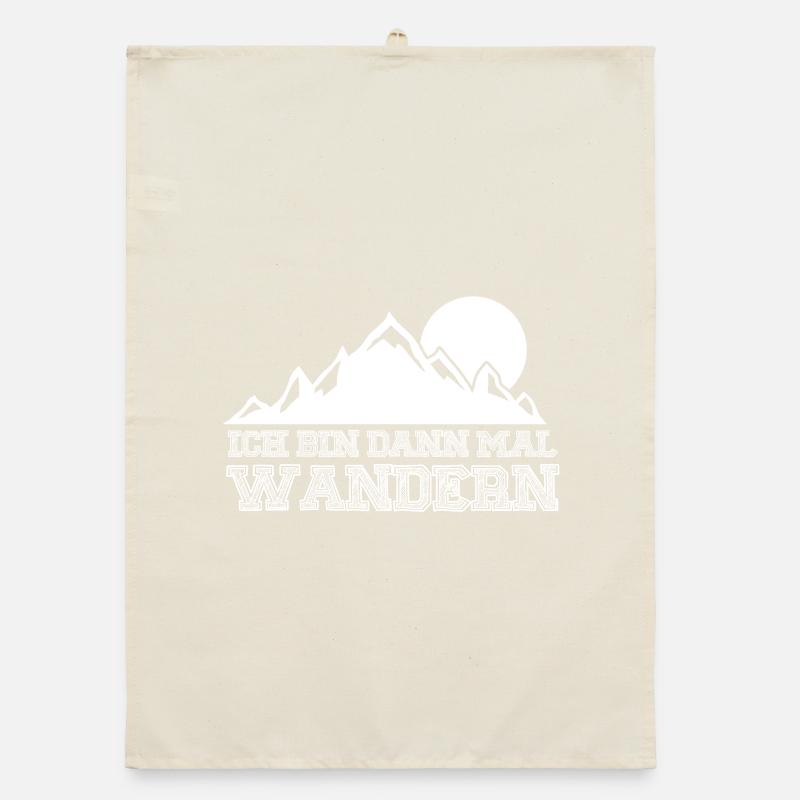 wandern, Wanderung, Freizeitspaß, Hobby, Berg Organic Geschirrtuch