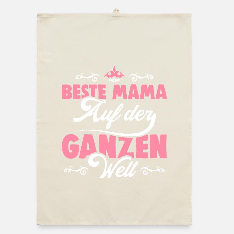 Beste Mama Mutter Muttertag Geschenk Idee Organic Geschirrtuch