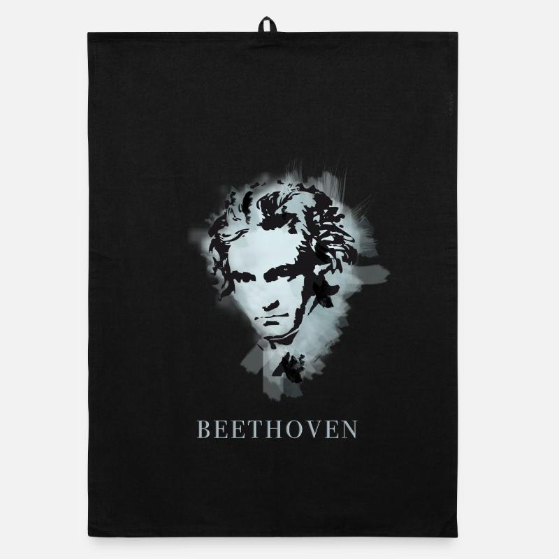 beethoven classical music composer concert deaf pop Organic dish towel
