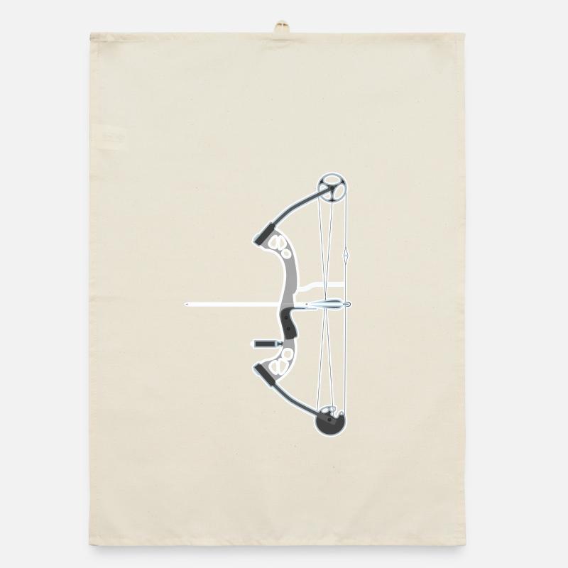 Bogenschießen Compoundbogen Organic Geschirrtuch