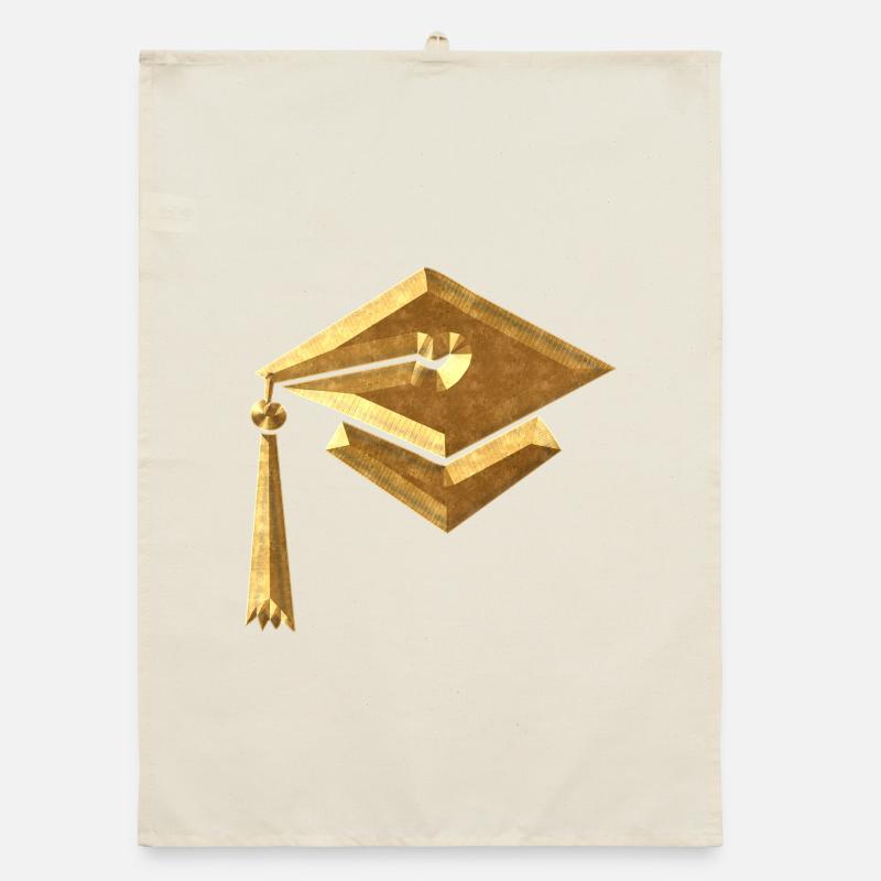 Student hat Organic dish towel
