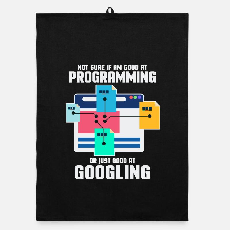 Programmer Programming IT Computer Gift Organic dish towel