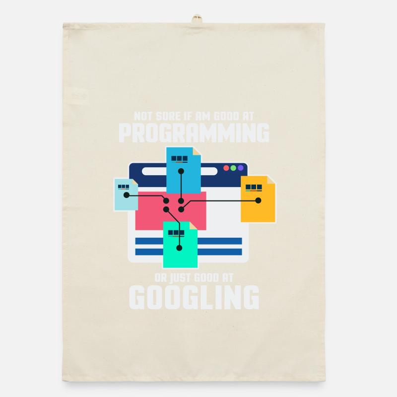 Programmierer Programmieren IT Computer Geschenk Organic Geschirrtuch