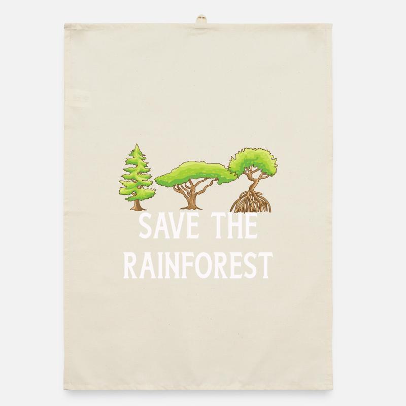 Save The Rainforest Organic dish towel
