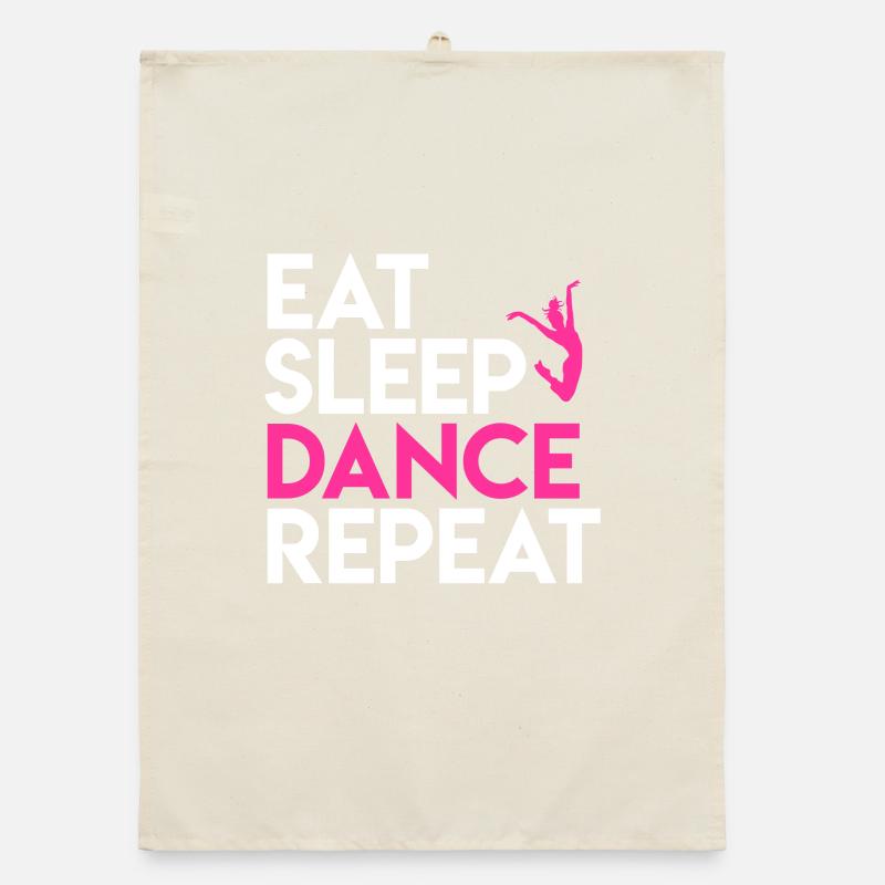 Danse et Vie Devise Design Torchon bio