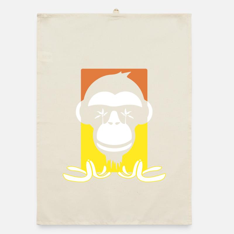 Funny Monkey Organic dish towel