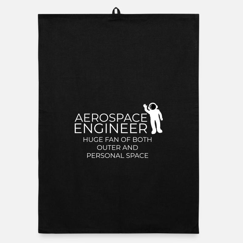 Aerospace Engineer-Big Fan of Outer Space Organic dish towel