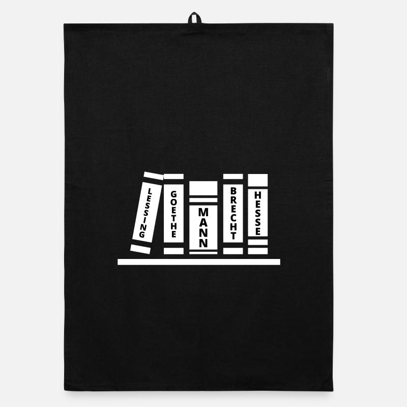 Lessing, Goethe, Mann, Brecht, Hesse Organic Geschirrtuch