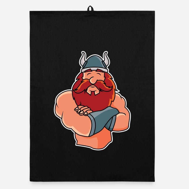 Drôle de Viking en pose Torchon bio