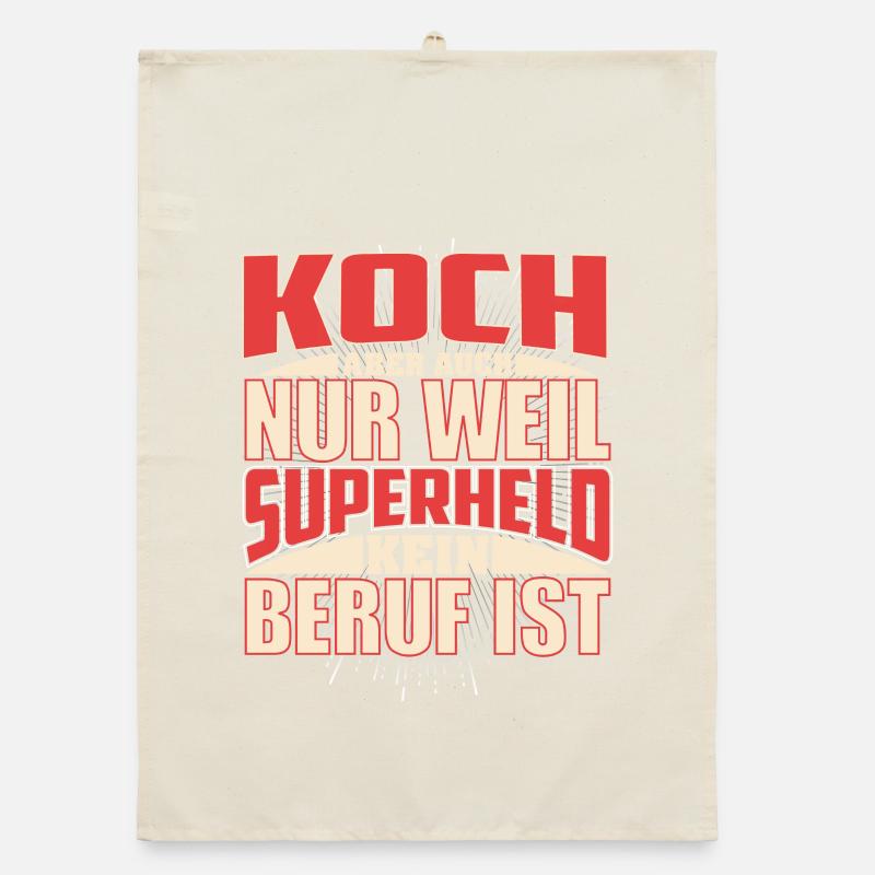 Koch Superheld Organic Geschirrtuch