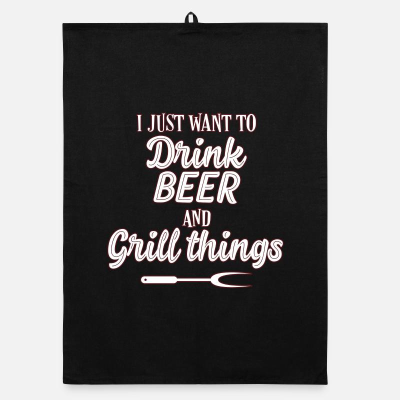 BBQ grilling Organic dish towel