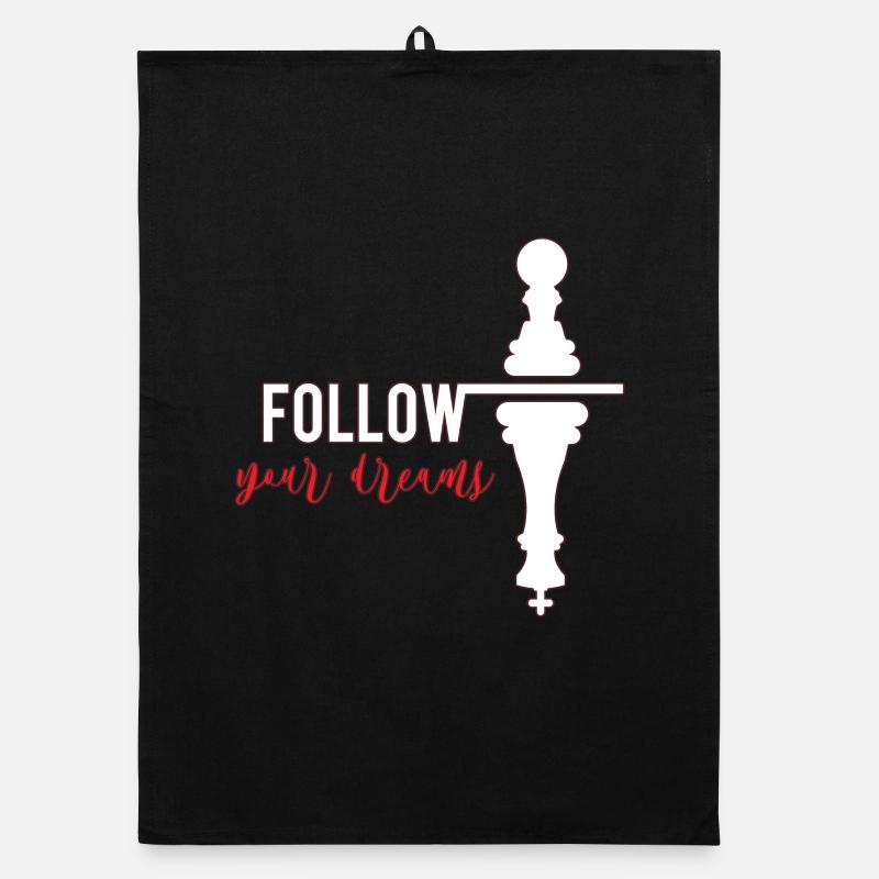 Chess Organic dish towel