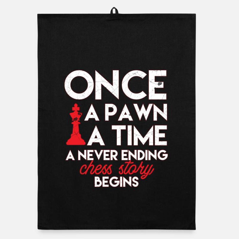 chess Organic dish towel