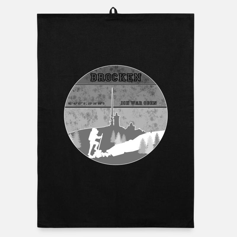 I go hiking - Brocken Harz Organic dish towel